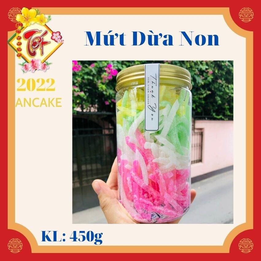 1kg mứt dừa non ancake mứt tết - đồ ăn vặt- ăn vặt-bách hoá online-uy tín