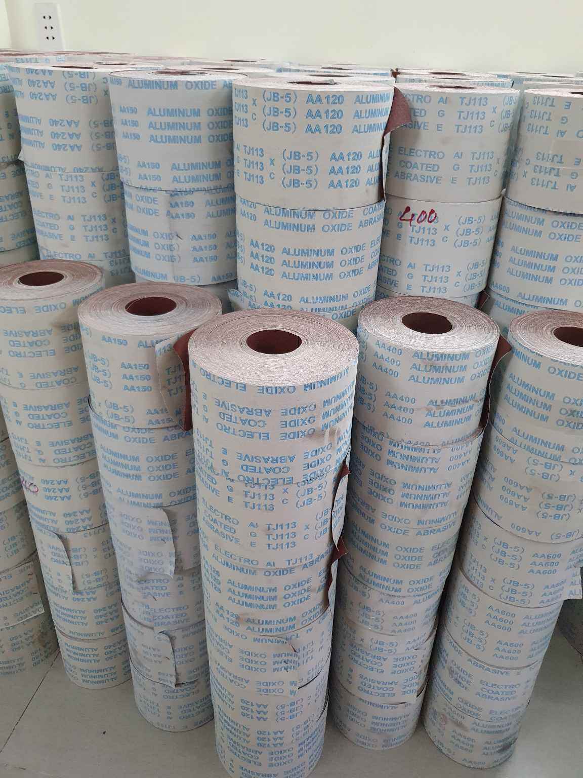 Nhám vải cuộn Jb-5 AA150 150mm × 45 mét