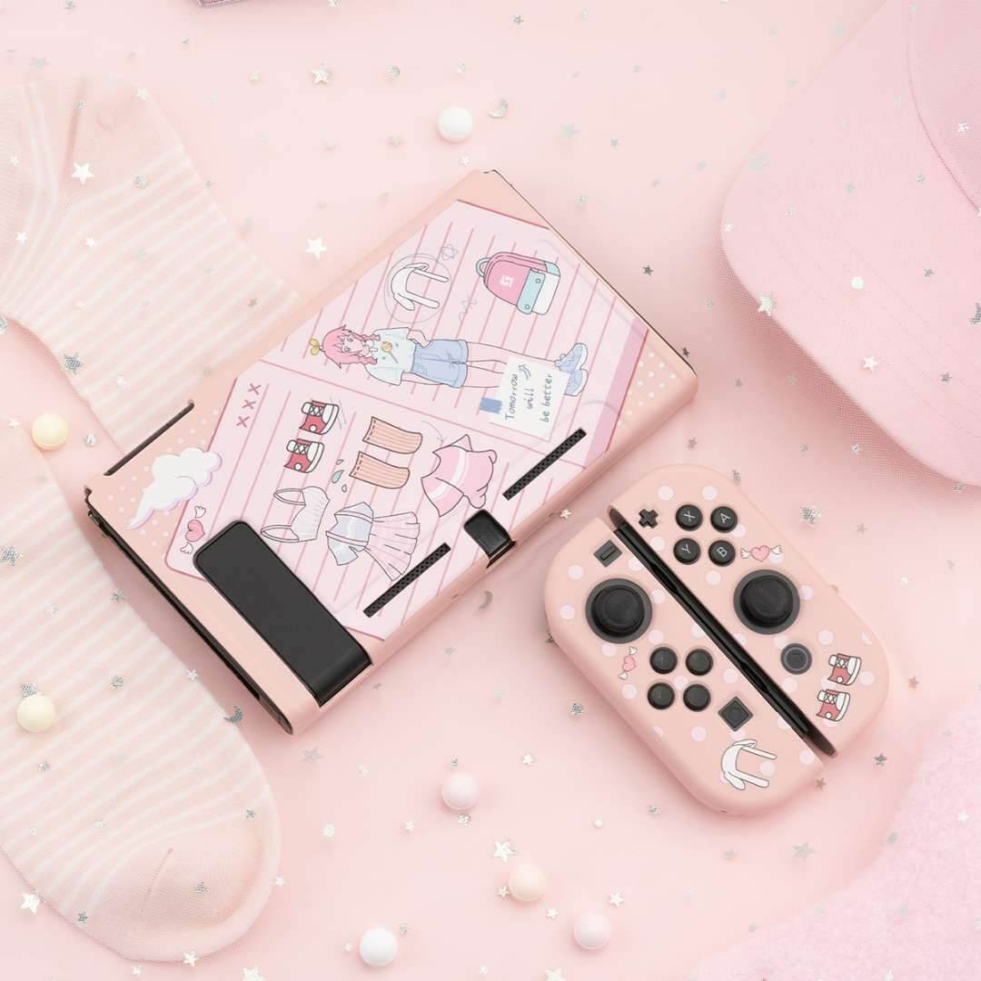 Case.ốp Silicon mềm Nintendo Switch hãng GeekShare đủ mầu.ốp lưng nintendo switch tự chọn