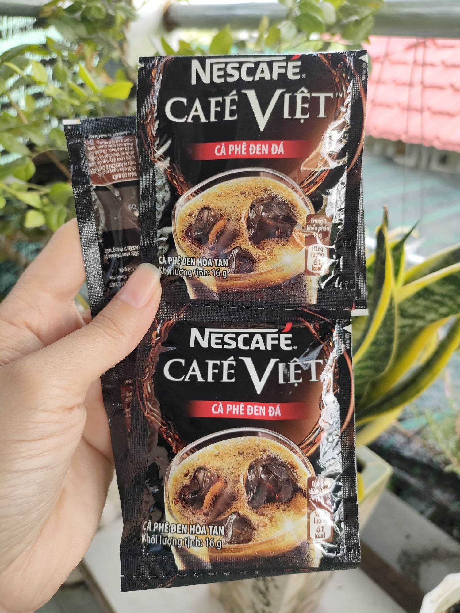 HCM Combo 30 gói x16g Cà phê đen đá - Nescafe Cafe Việt đen đá