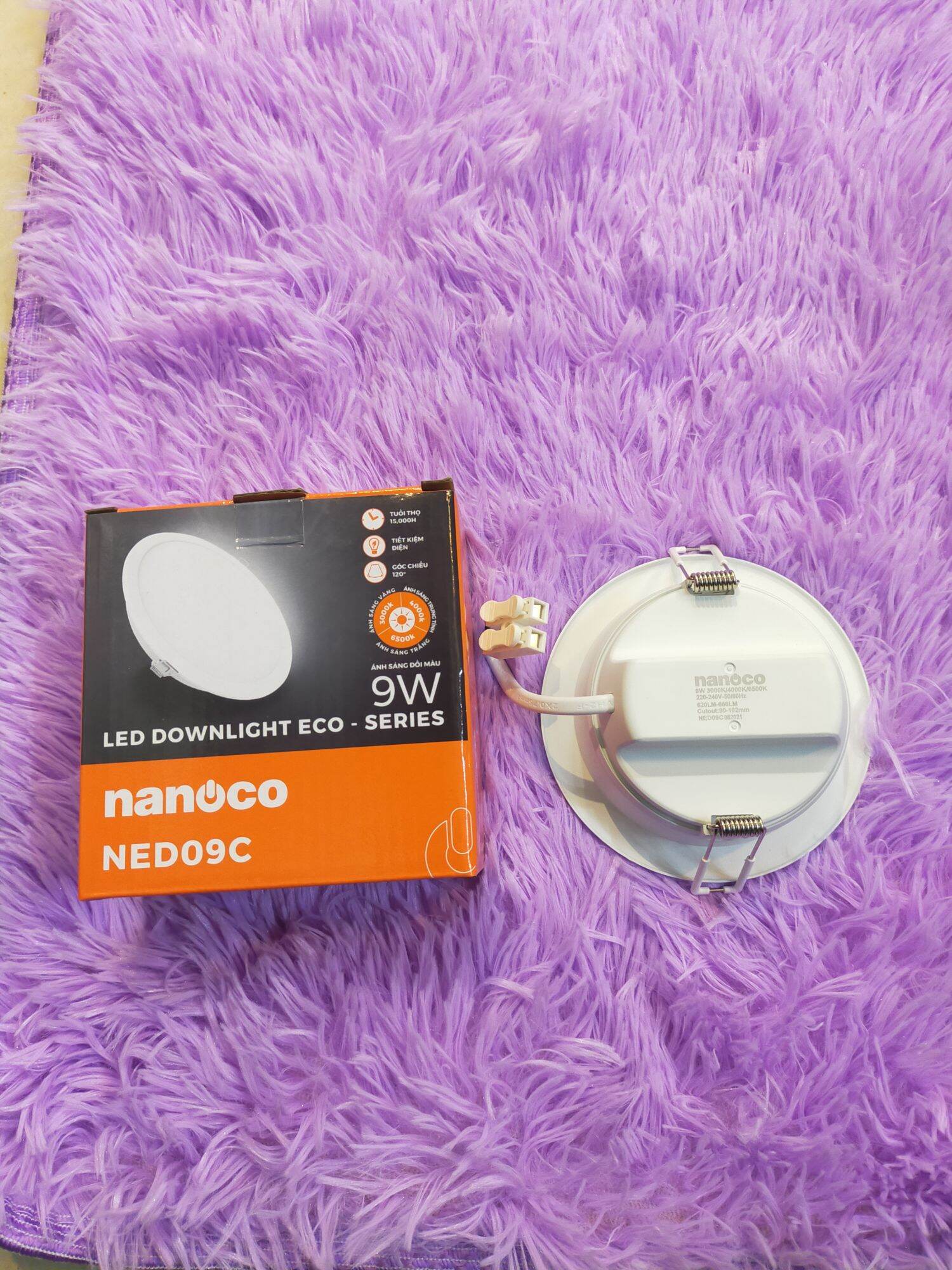 Âm trần nanoco 7w-9w-12w(đ90-110mm)