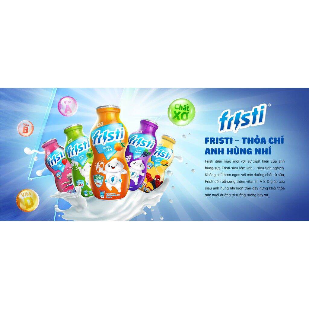 Thùng 48 chai sữa fristi 80ml/1 chai.