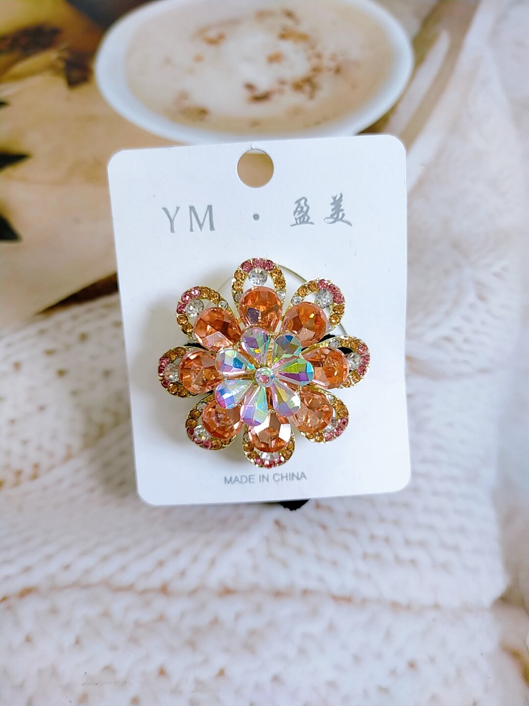 Cột tóc nhung đính đá cao cấp sang trọng