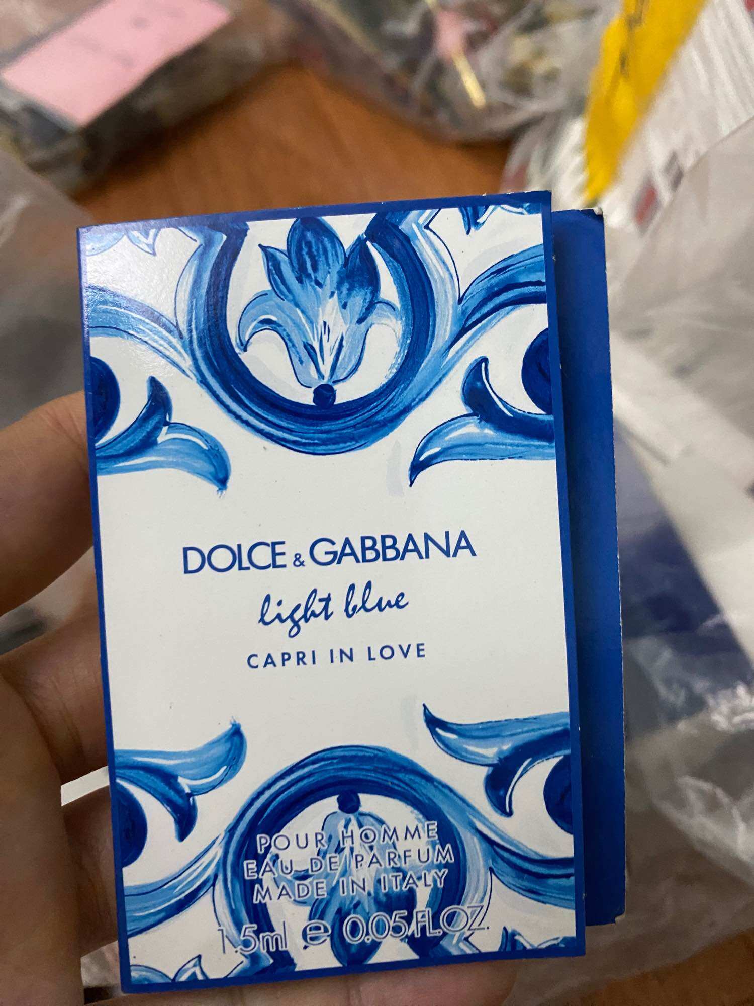 Dolce & Gabbana Light Blue Capri In Love Pour Homme Eau de Parfum 1.5ml