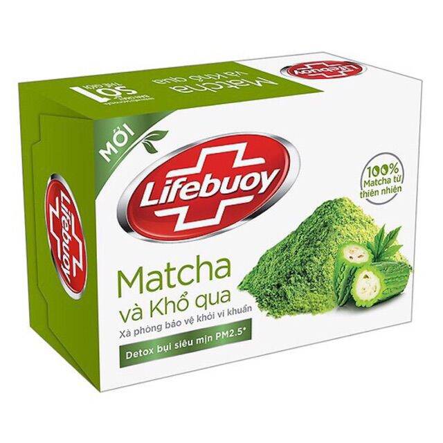 XÀ BÔNG MATCHA KHỔ QUA 90G
