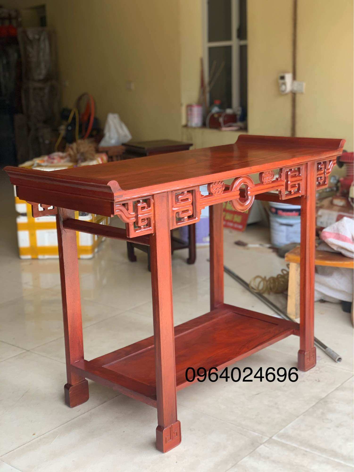 bàn 1m10x48 cao 80 gỗ lim Nam phi