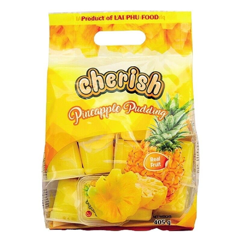 Thạch rau câu pudding cherish túi 405g