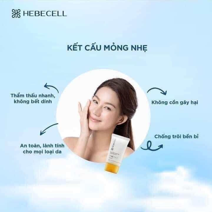 Kem chống nắng hebecell hàng chuẩn