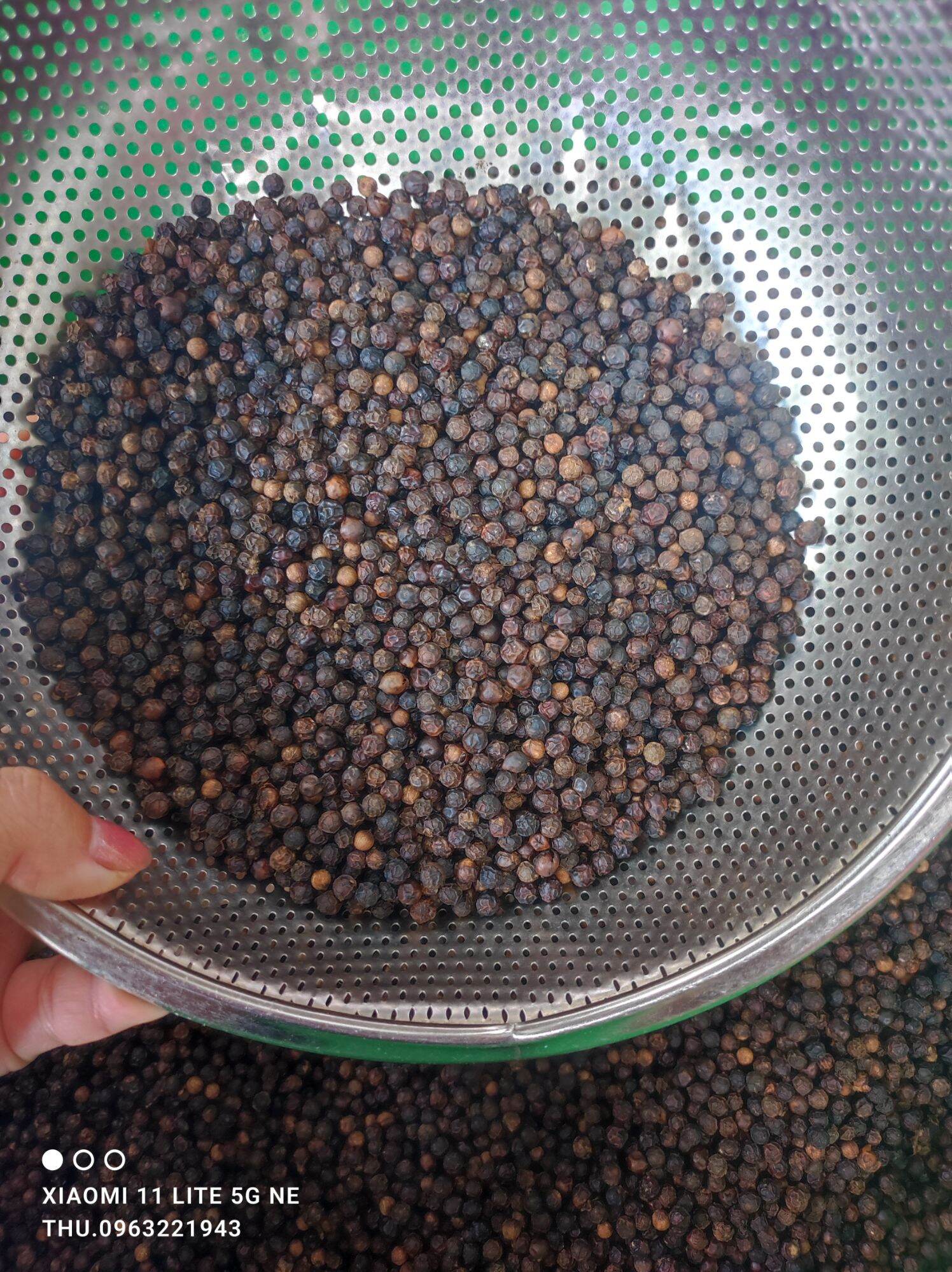 500g hạt tiêu đen nhà trồng chín đỏ