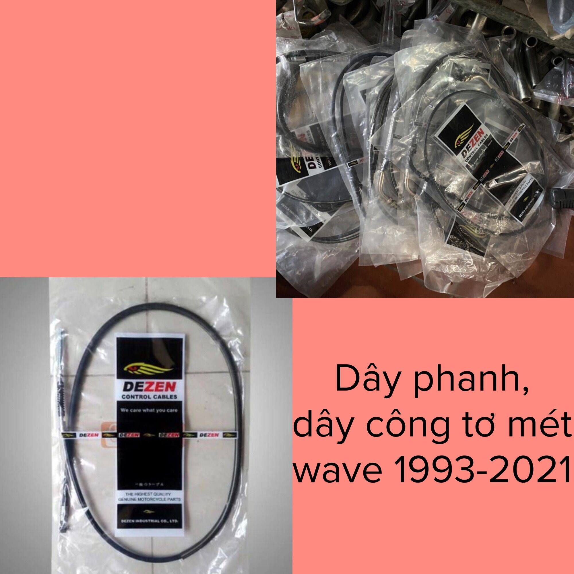 Dây phanh xe wave,dây công tơ mét xe wave,dream,wave rsx,wave 110,100,50cc,Rs,s110