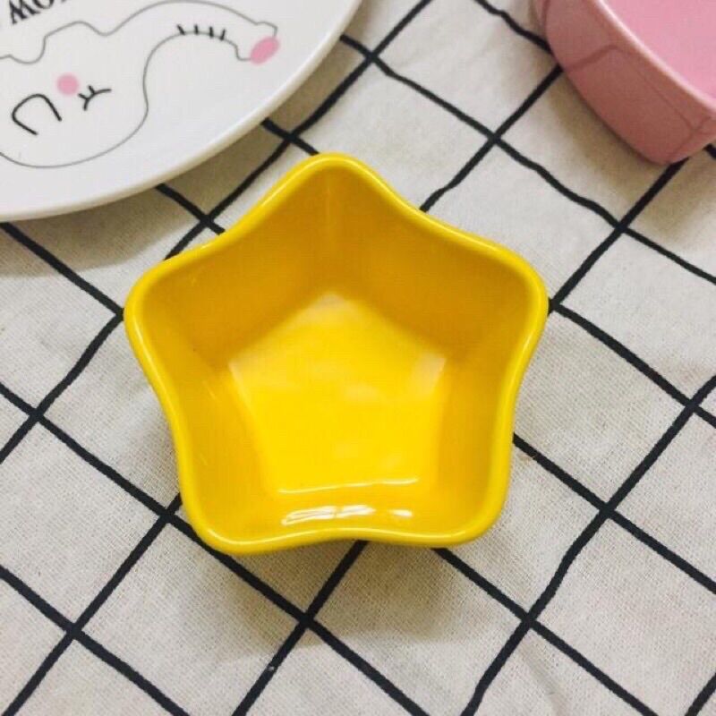 Chén bát gốm sứ hình ngôi sao cho bé ăn dặm