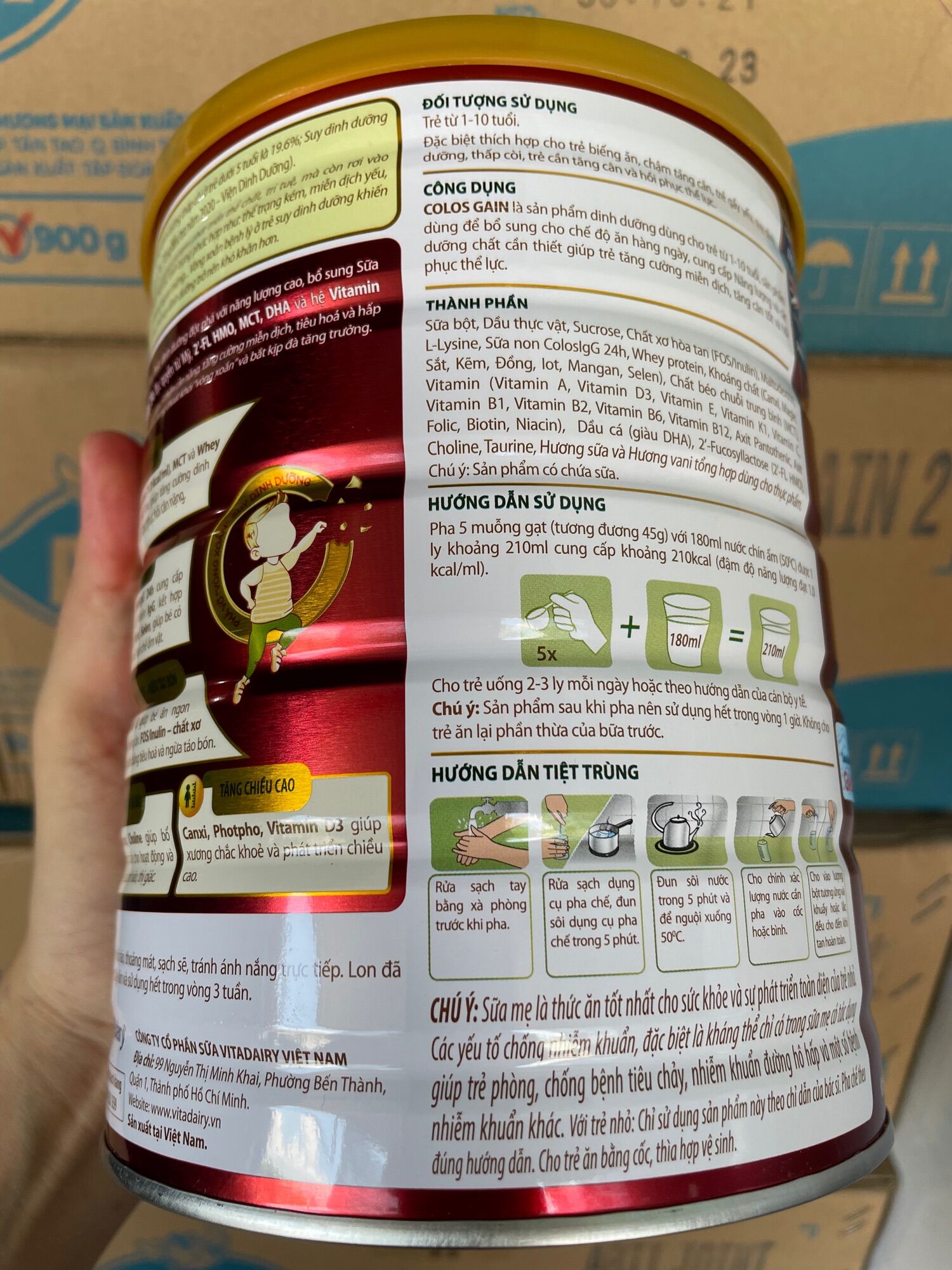[Date 2026] Sữa ColosGain 1+ 800g