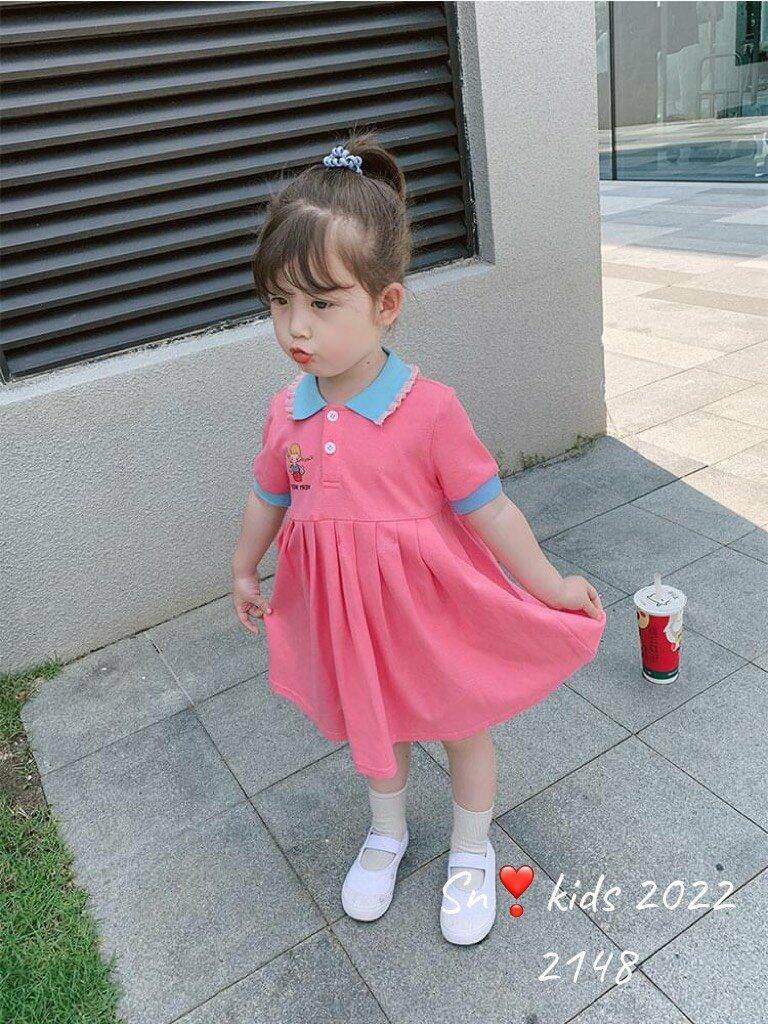 SET VÁY POLO CHO BÉ GÁI TỪ 10 - 25KG