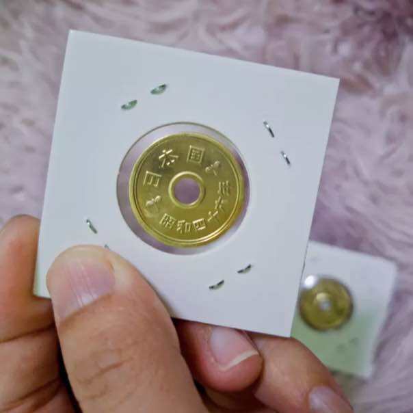 Đồng Xu 5 Yên - Nhật Bản - Xu May Mắn Bình An