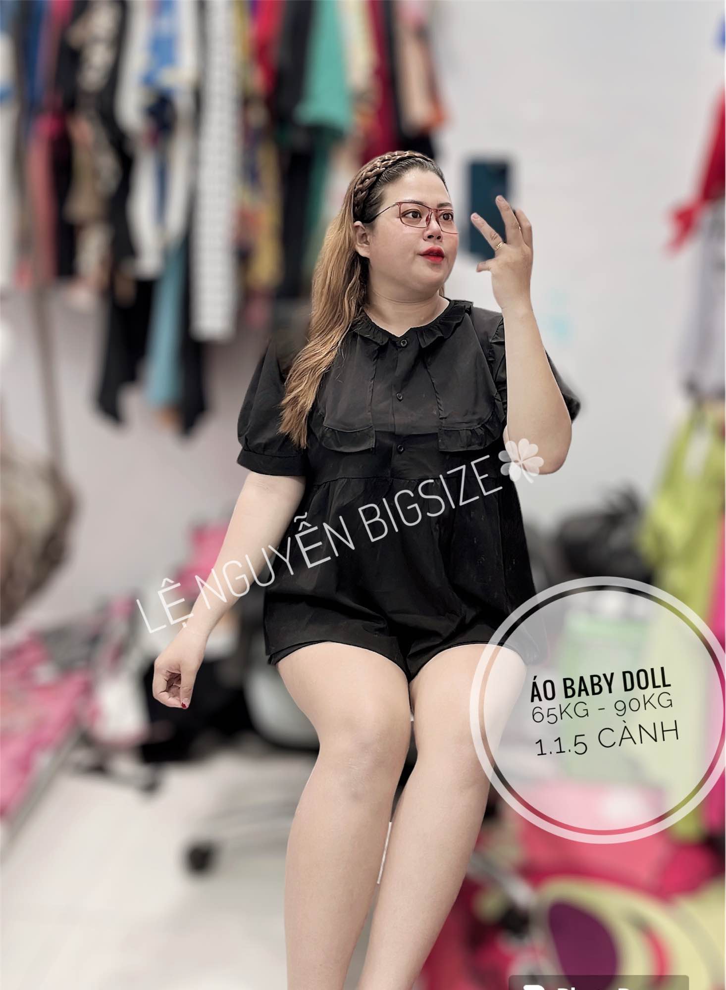 ÁO BABY DOLL BIGSIZE 65-90kg