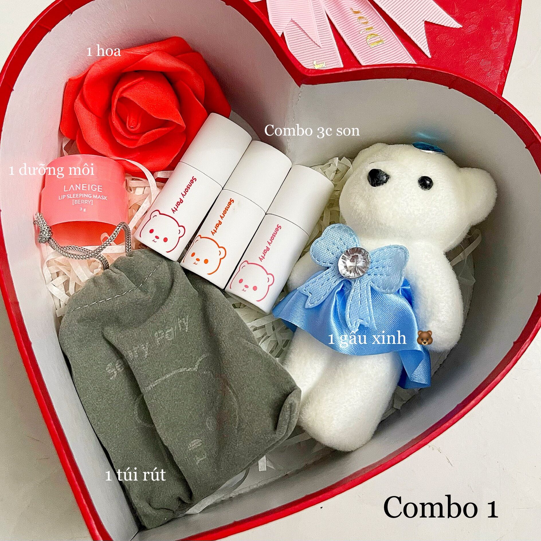 Combo son, Combo quà xinh tặng bạn gái, quà tặng mẹ