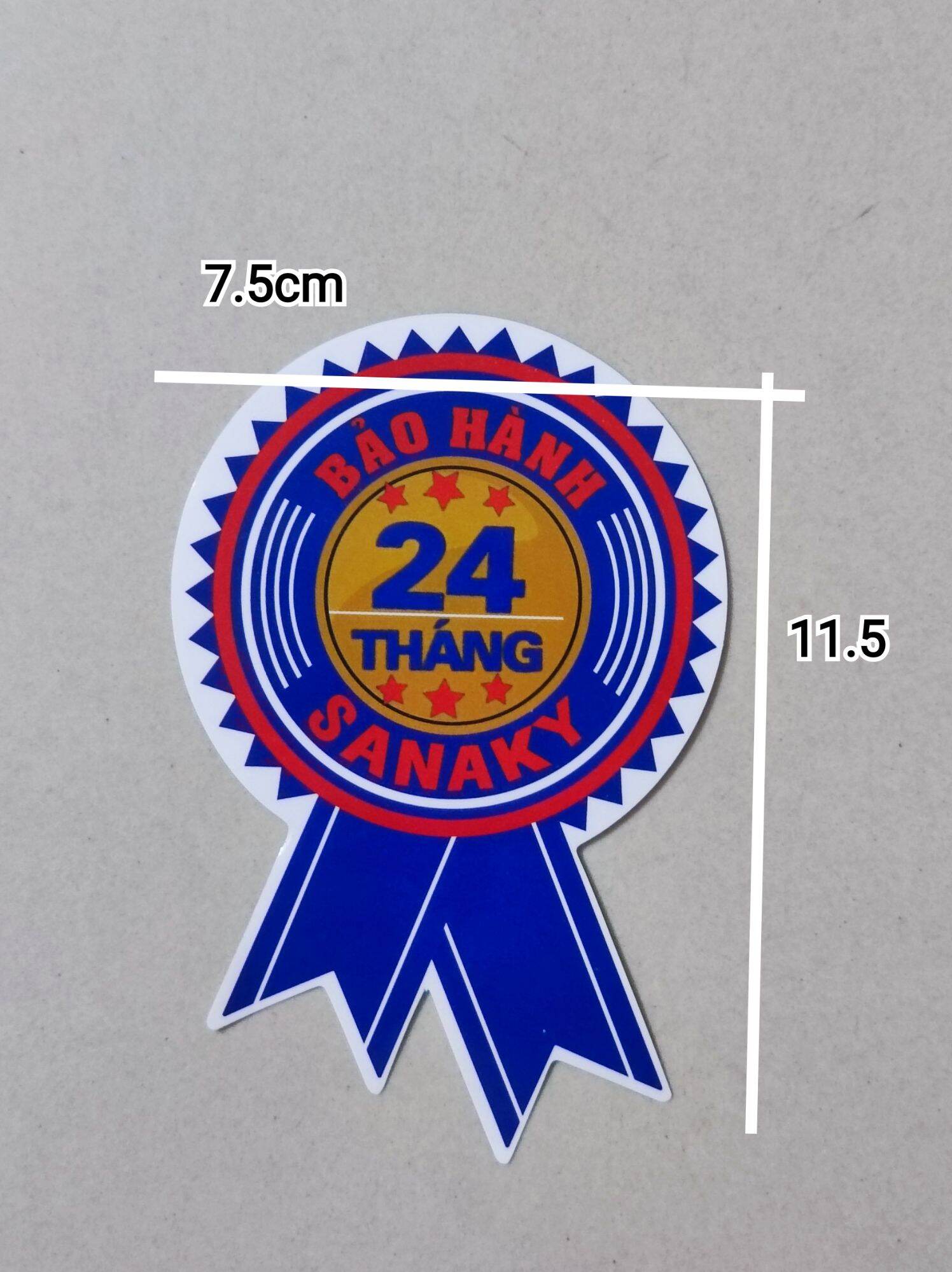 Combo 10 tem dán bảo hành tủ đông tủ mát