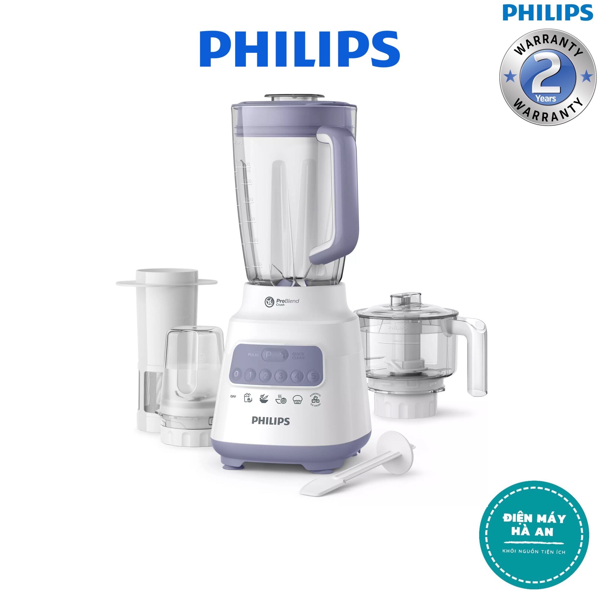 Máy xay sinh tố philips hr2223 - hàng chính hãng - bảo hành 24 tháng