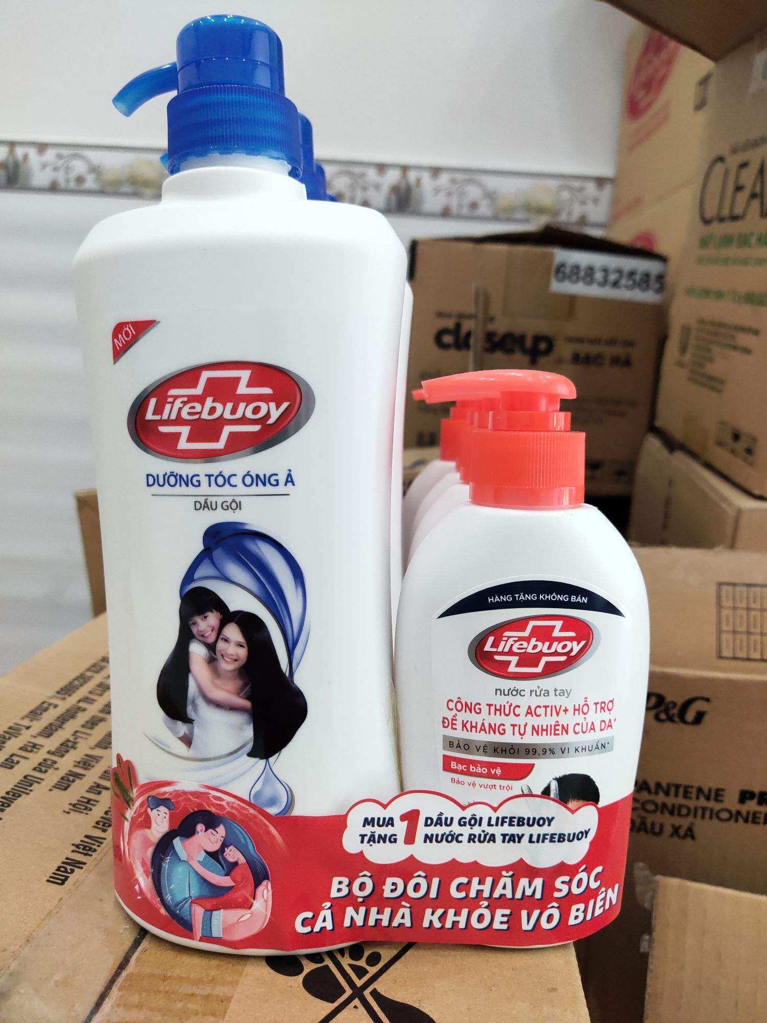 Dầu Gội Đầu  Lifebuoy xanh 640g.