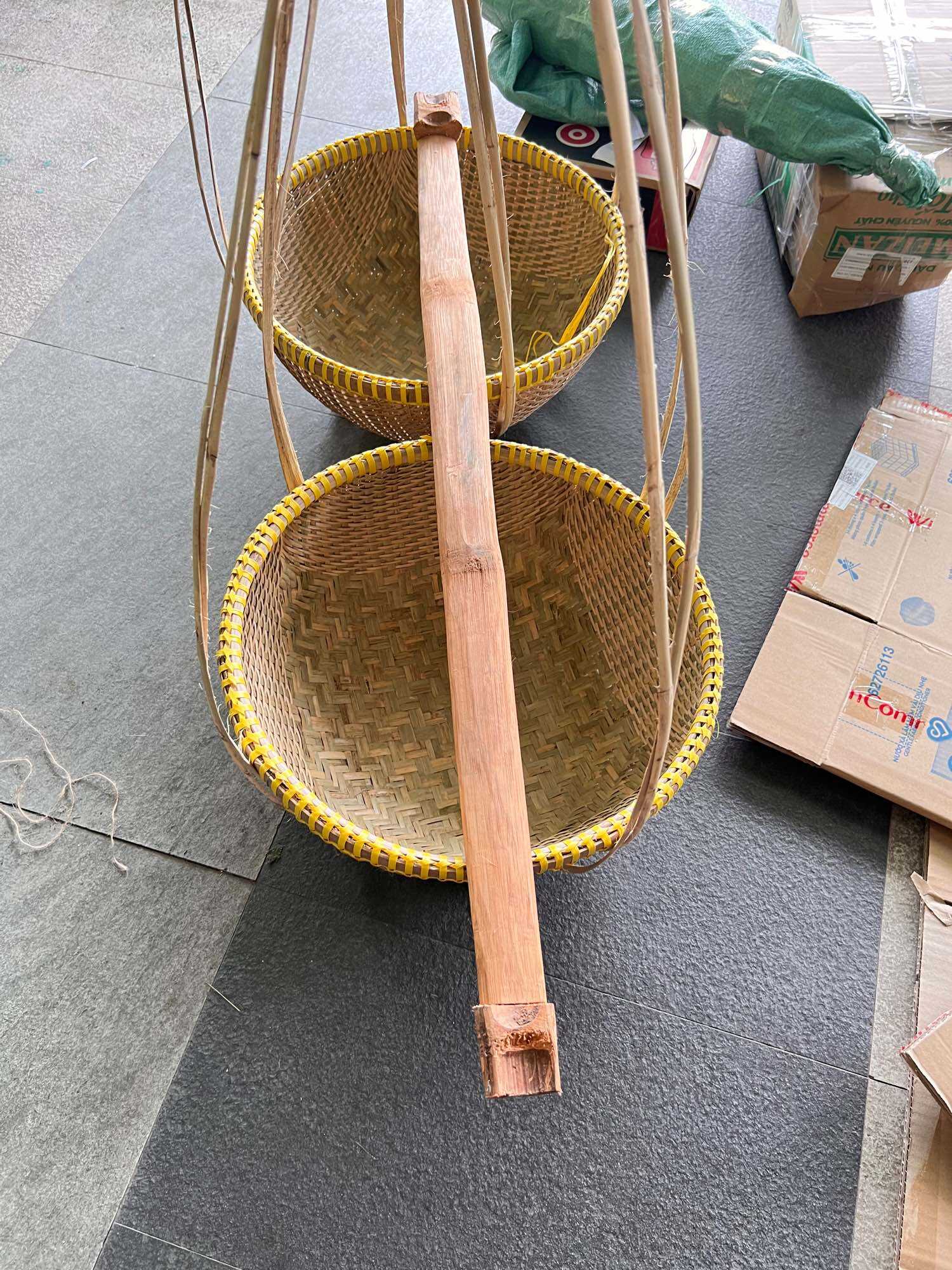 Quang gánh mây tre 1 mét