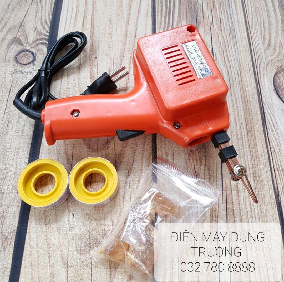 Mỏ hàn xung Bách Khoa 100W 220V tặng kèm 1 cuộn thiếc và nhựa thông