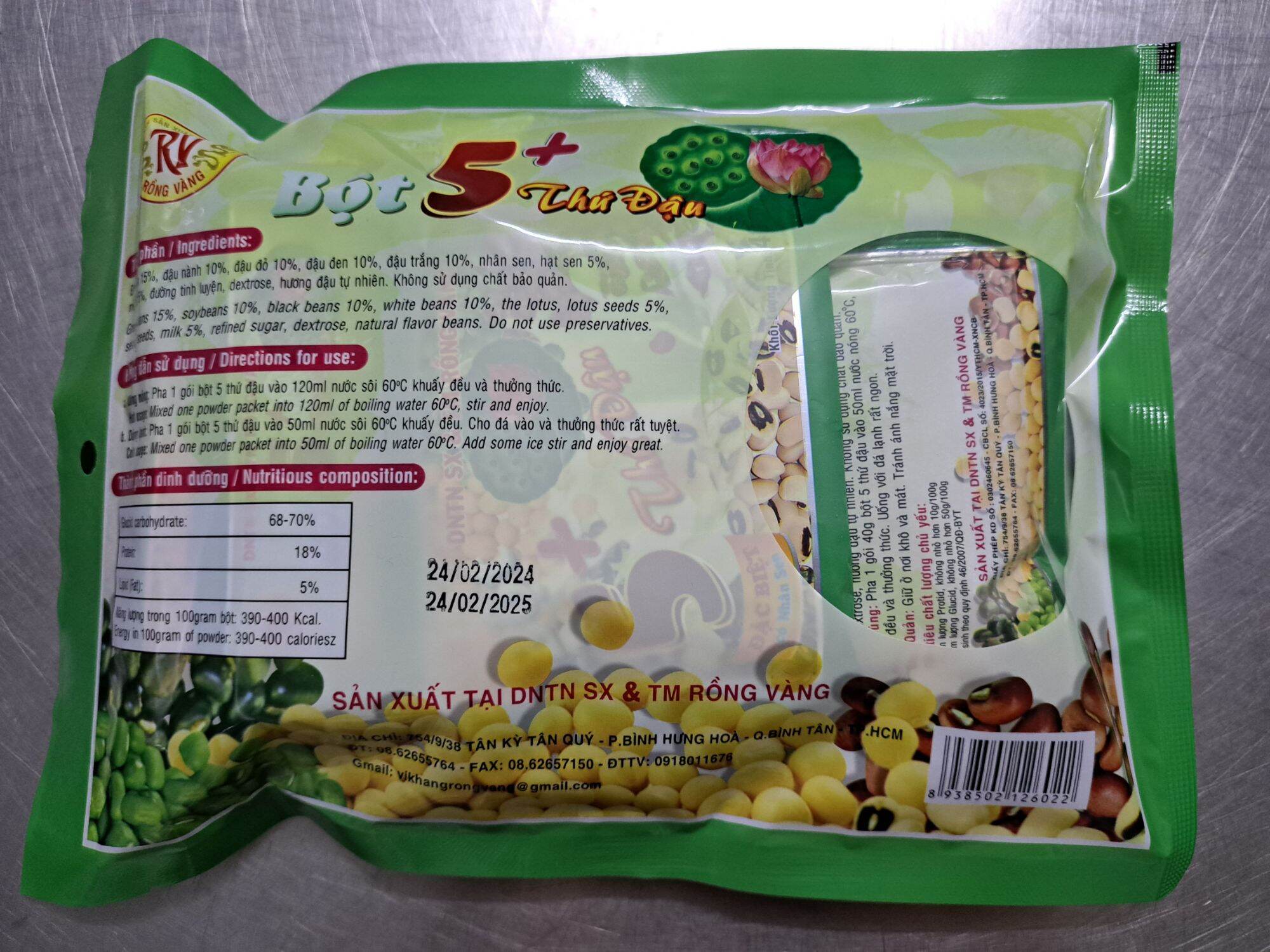 Bột 5 thứ đậu ( Combo 2 bịch )