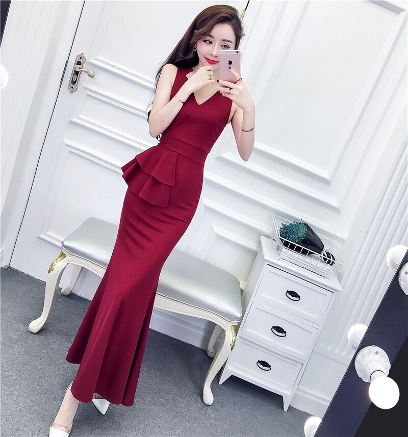 [HCM]ĐẦM DÀI DỰ TIỆC ĐUÔI CÁ - D23