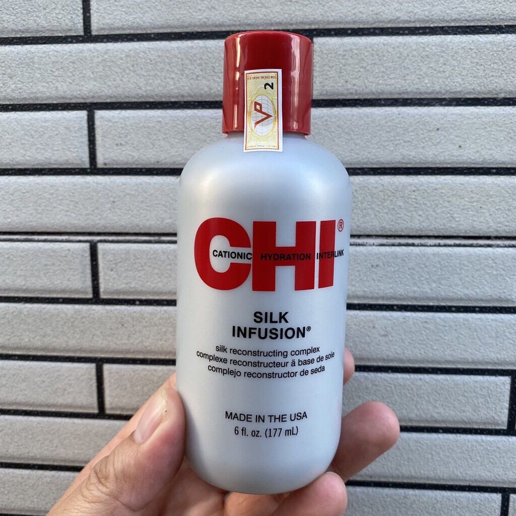 Tinh dầu dưỡng tóc mềm mượt CHI Silk Infusion 177ml