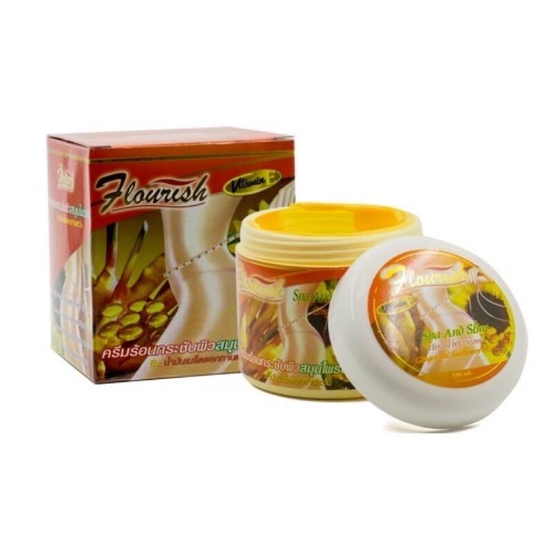Kem tan mỡ bụng gừng ớt flourish thái lan 700ml