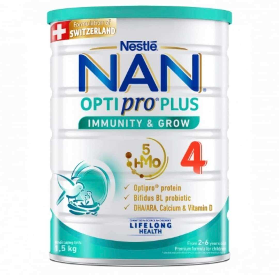 Sữa Nan 4 mẫu mới 1,5 kí date tháng 8/2026
