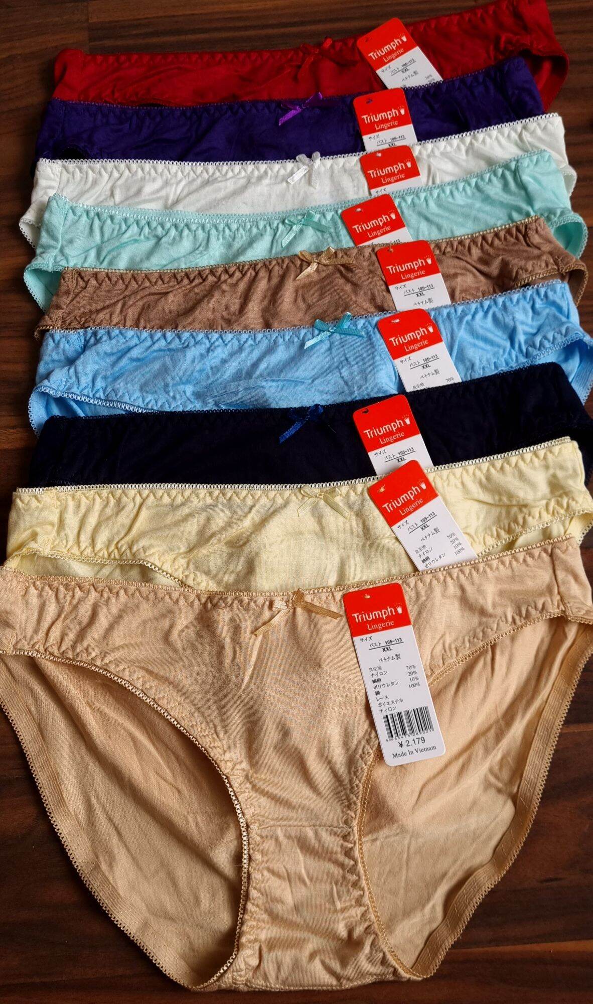 Quần lót nữ cotton 100% mềm mịn, thoáng mát hàng Việt Nam Block 10 cái