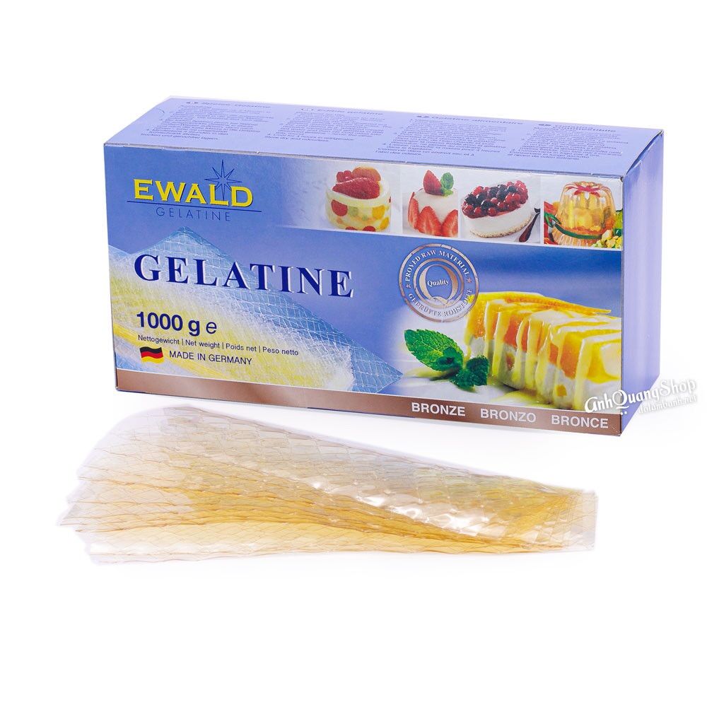 Gelatine Lá 50g ( gói 9-10 lá)
