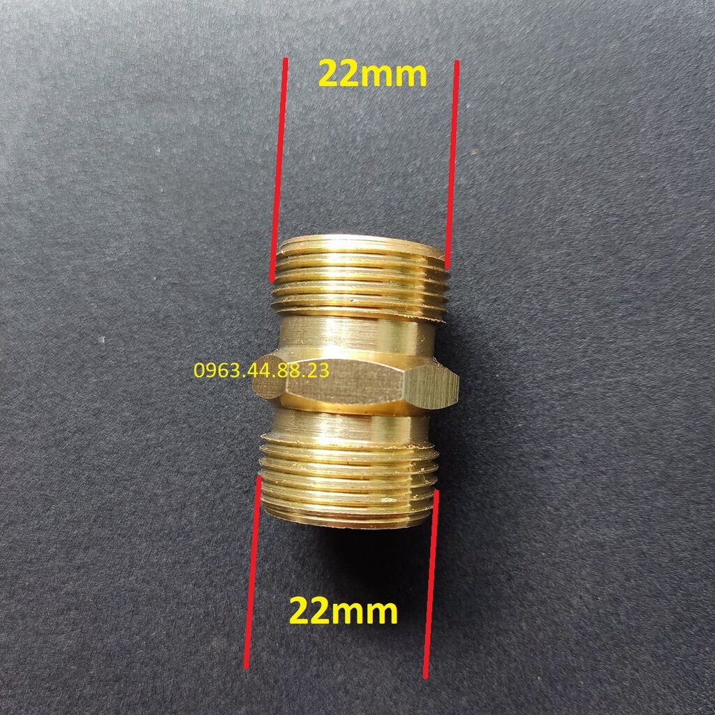Kép 22, khớp nối dài dây rửa xe ( bằng đồng )