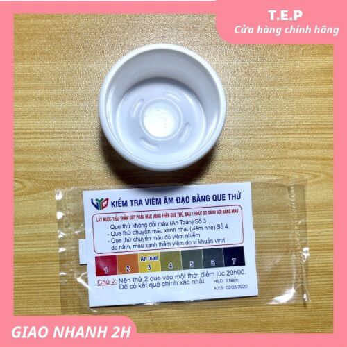 Que thử viêm phụ khoa, âm đạo tặng cốc thử