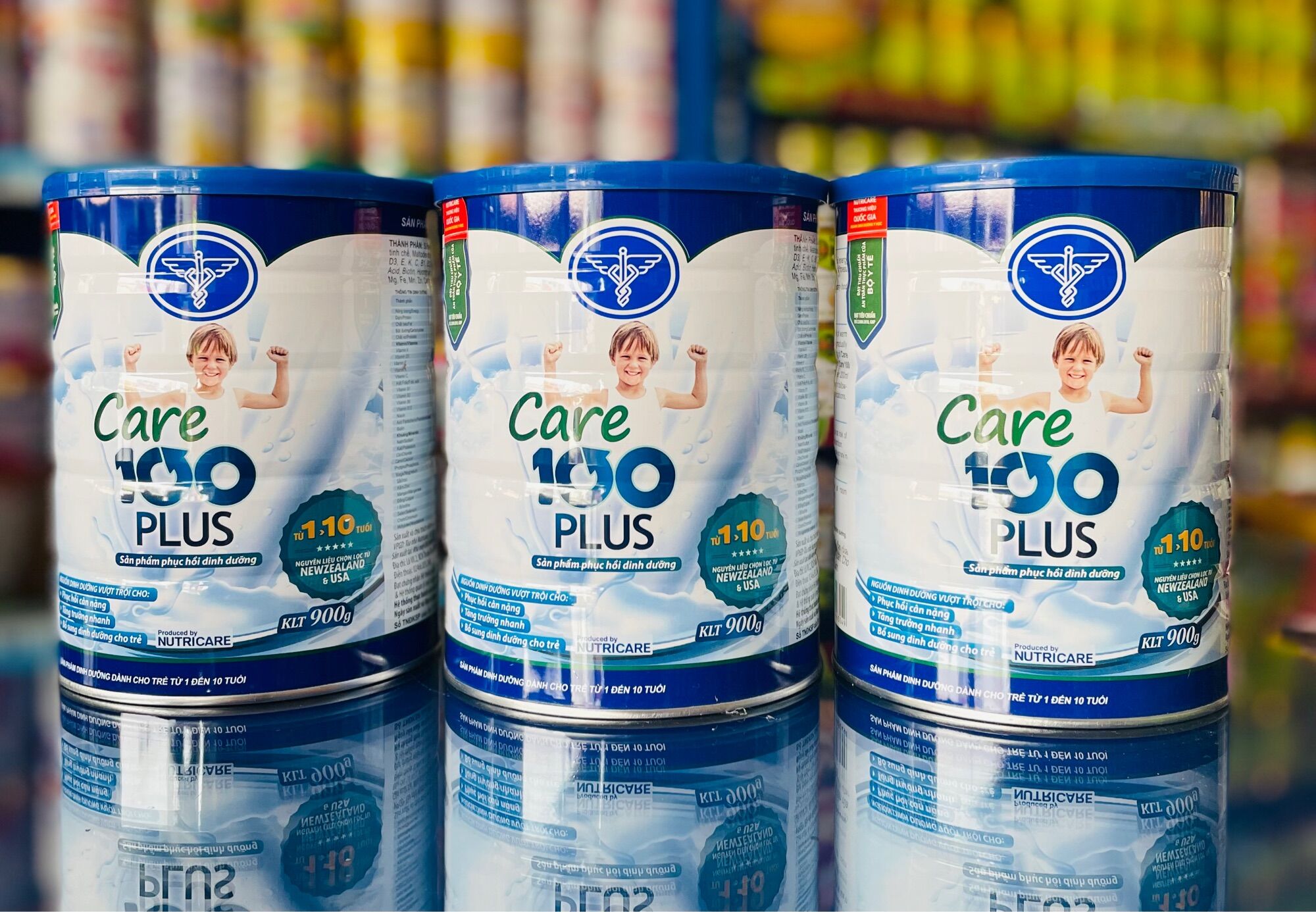 [Combo 2 Lon] Sữa Bột Care 100 Plus (900g)