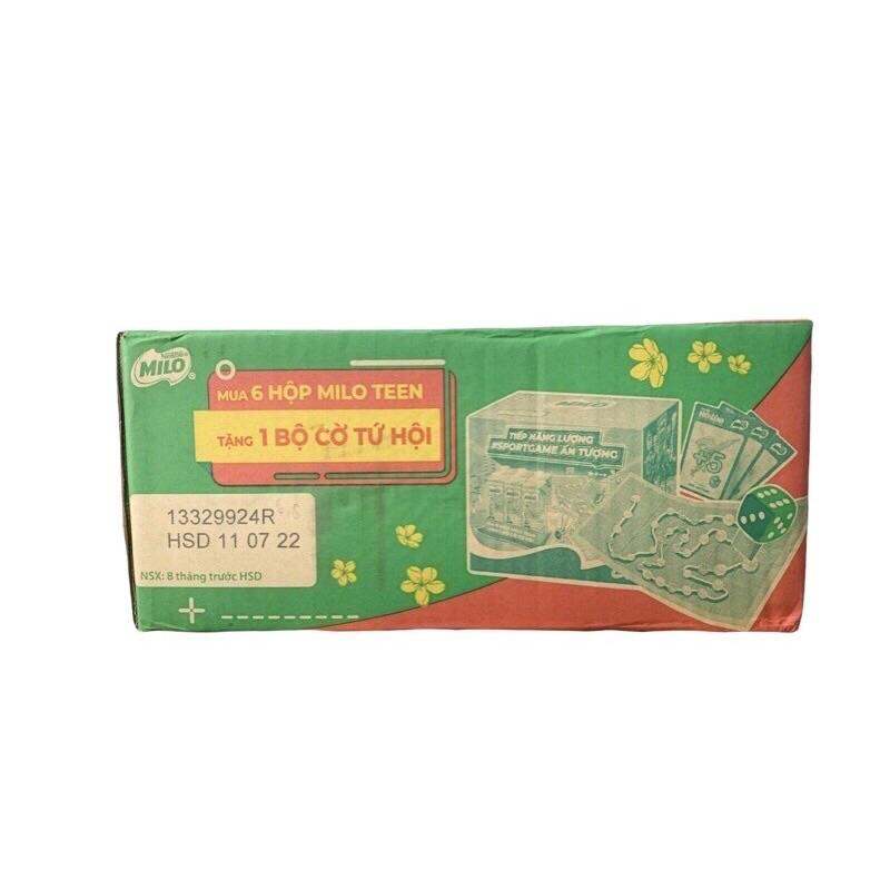 Thùng 24 hộp Milo nắp vặn 210ml - có đường
