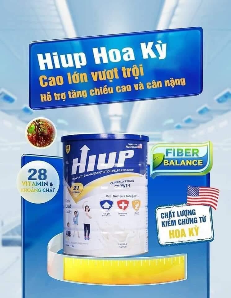 Sữa Hiup tăng chiều cao cho trẻ trên 2 tuổi