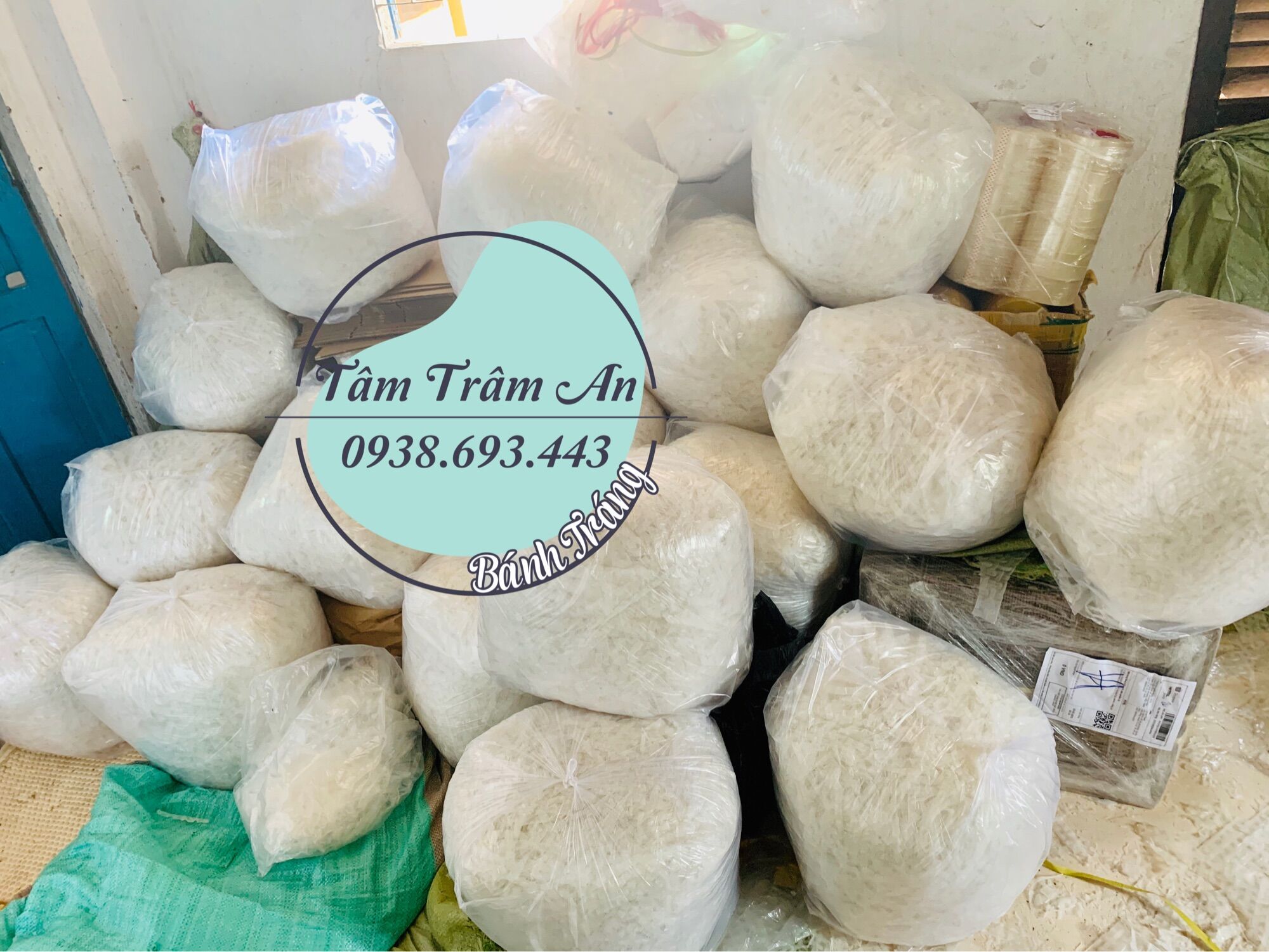 5kg bánh tráng SỢI MỎNG trộn