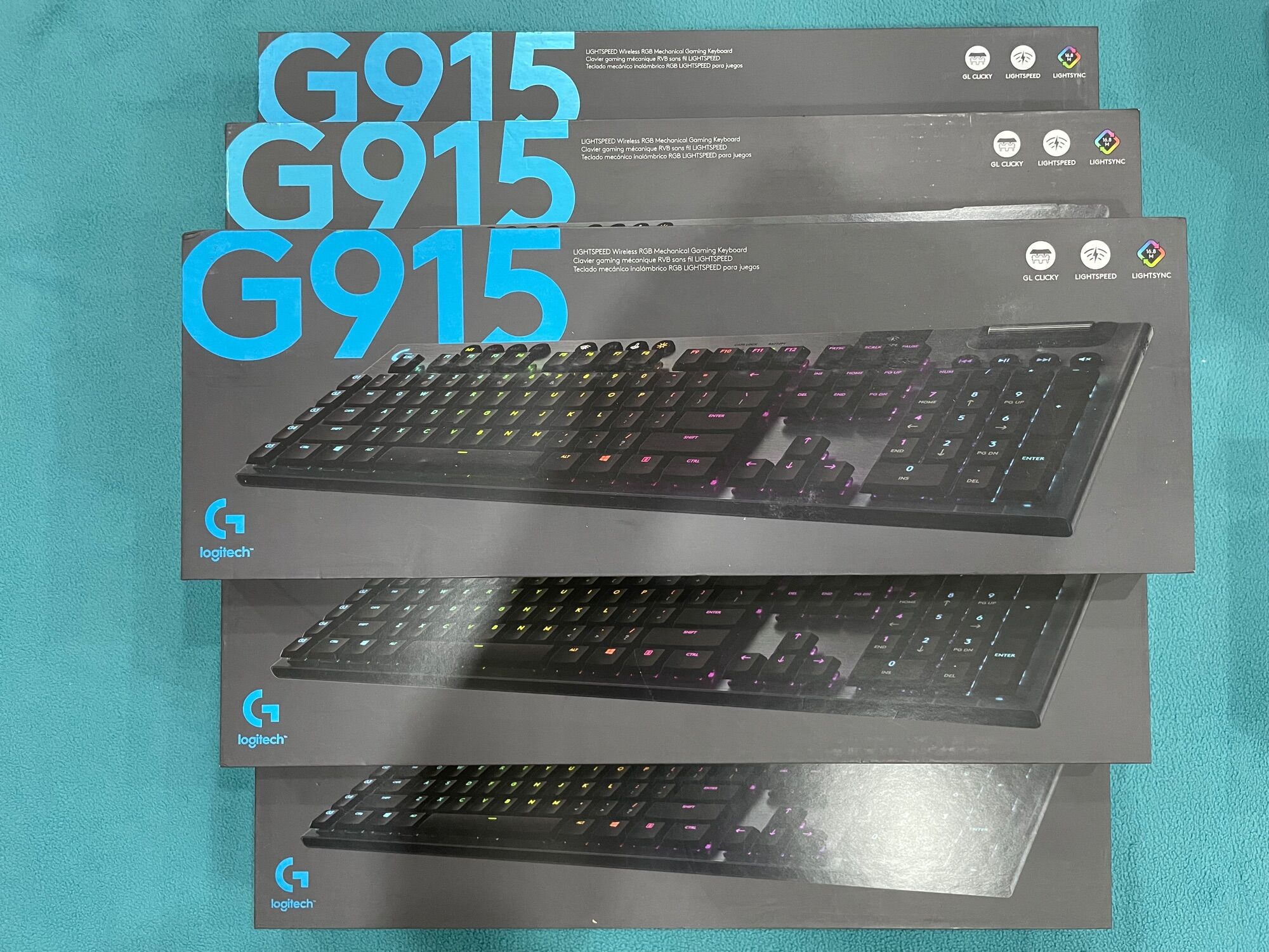 Logitech G915 Fullsize S/w Clicky (New/seal) - Bảo hành 12 tháng