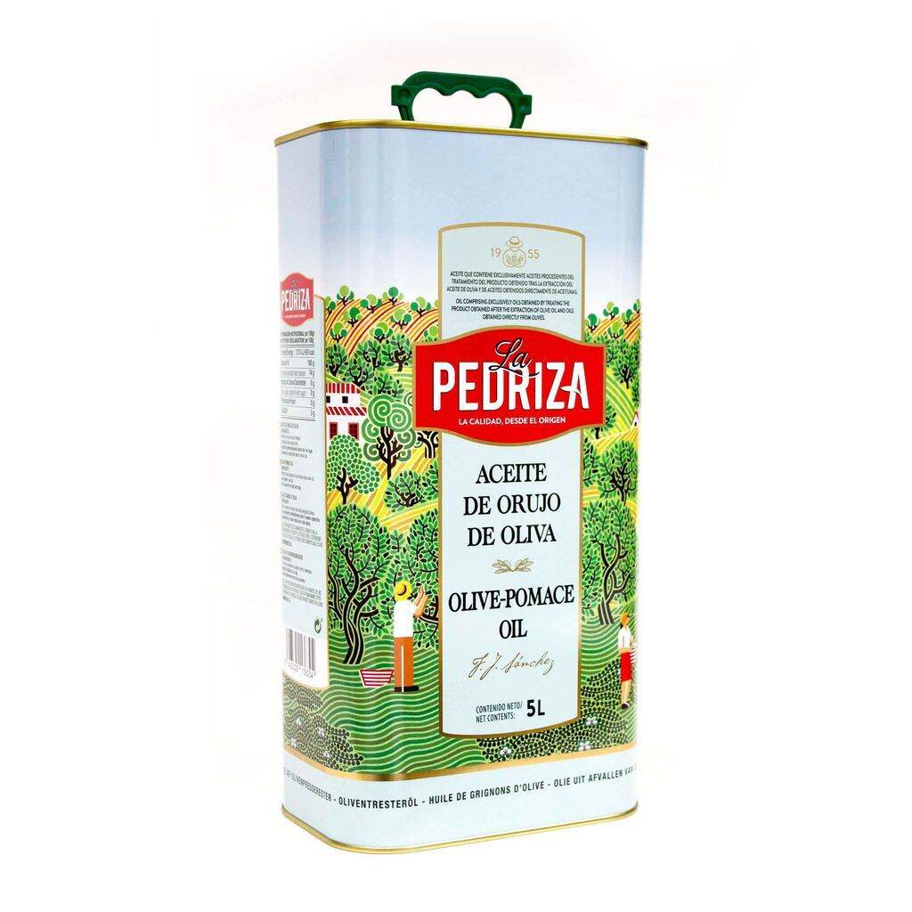 Dầu oliu / olive nhãn hiệu la pedriza pomace - can 5000ml - nhập khẩu tây ban nha