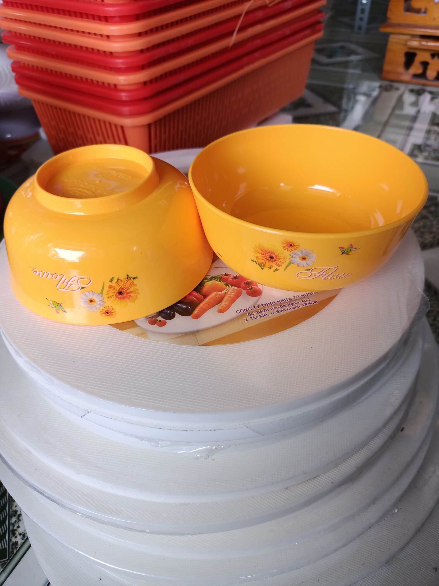 combo 10 chén cơm nhựa