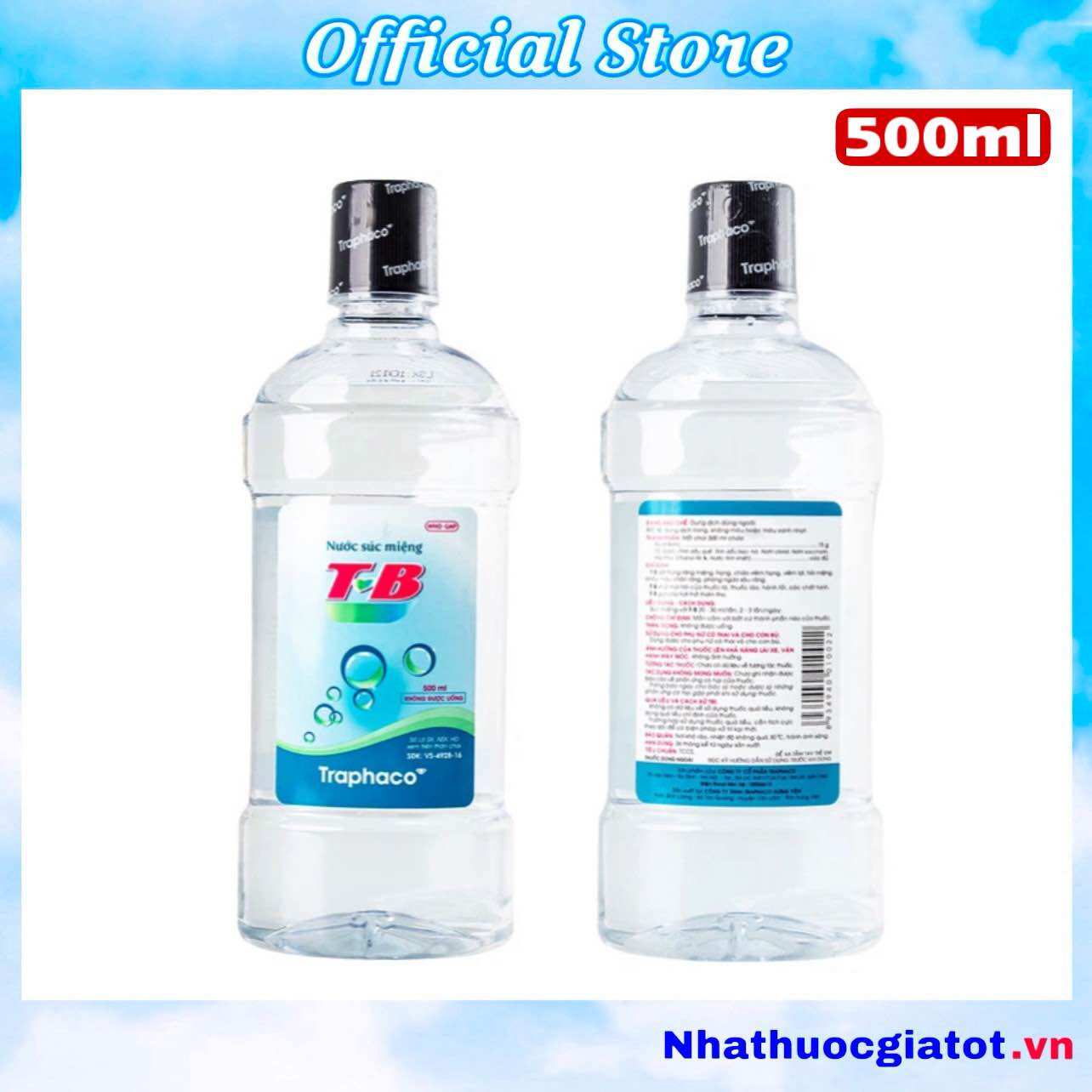 Nước súc miệng tb traphaco - chai 500ml