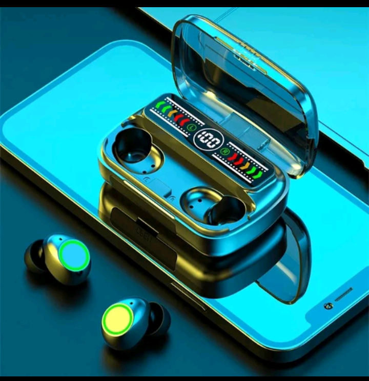 Tai Nghe Không Dây M100 Bluetooth 5.3 TWS Hifi Chống Thấm Nước Kèm Mic , Pin Trâu 4h , Bảo Hành 3 tháng