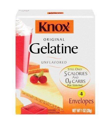 Bột gelatin Knox Hộp 1oz (28g), 4 gói x 0.25oz (7g)