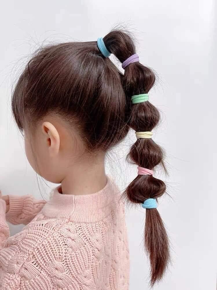 ỐNG 100 THUN CỘT TÓC CHO BÉ CO GIÃN SIÊU XINH