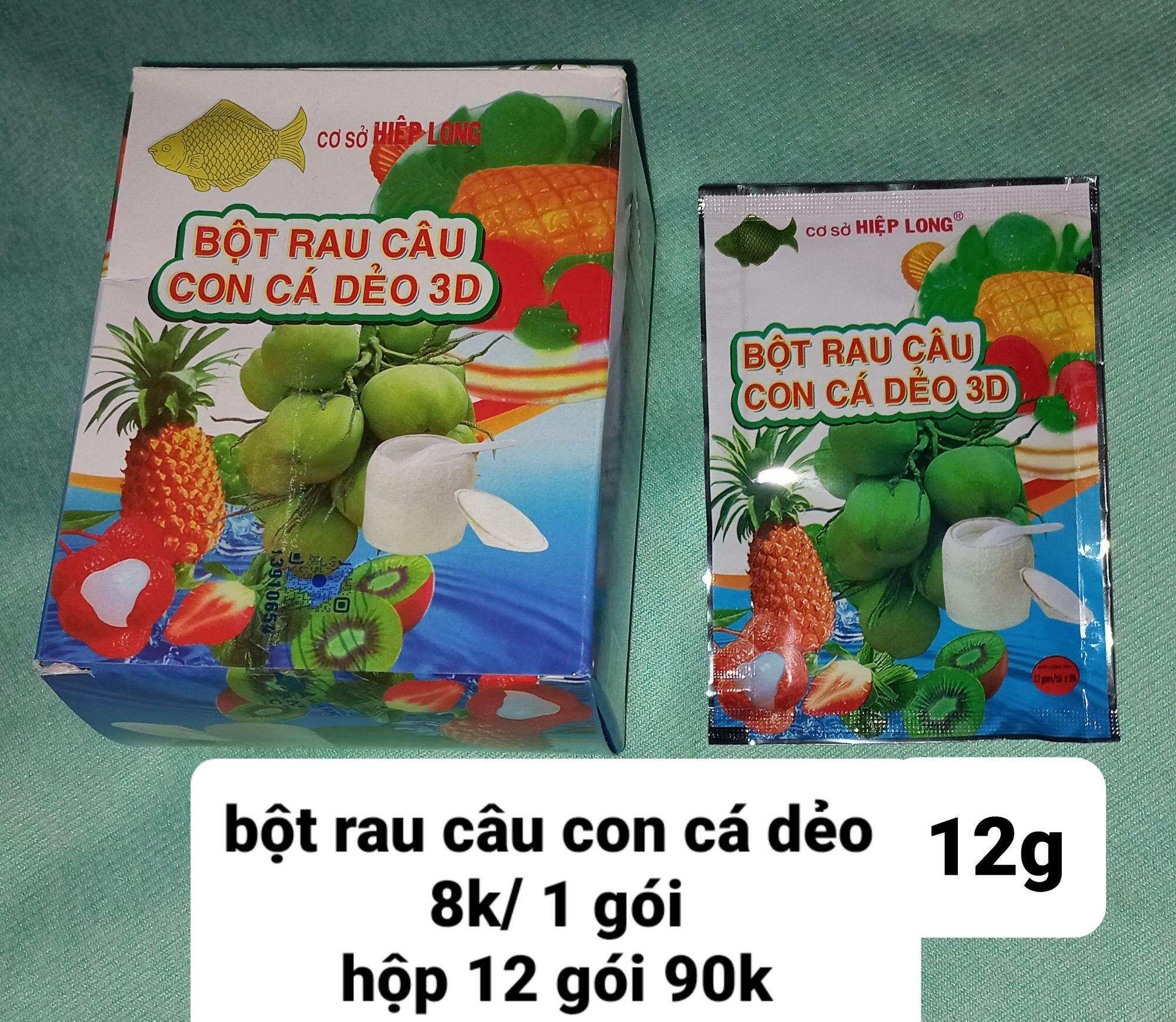 bột  rau câu con cá dẻo 12g