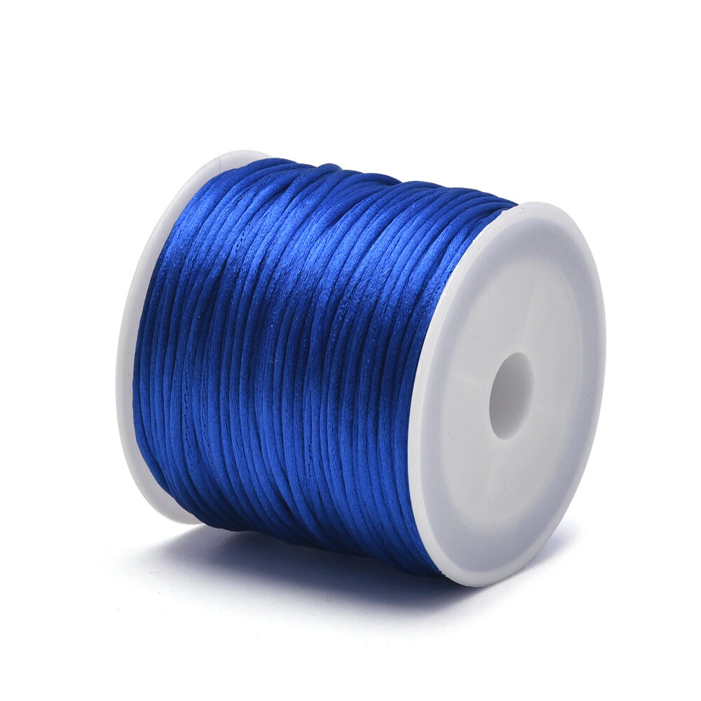 Dây Dù Satin 1.5mm Chất Liệu Nylon Dùng Làm Dây Buộc Nút Thắt Trung Quốc Làm Đồ Trang Sức Macrame 24 Thước Vật Liệu Thủ Công