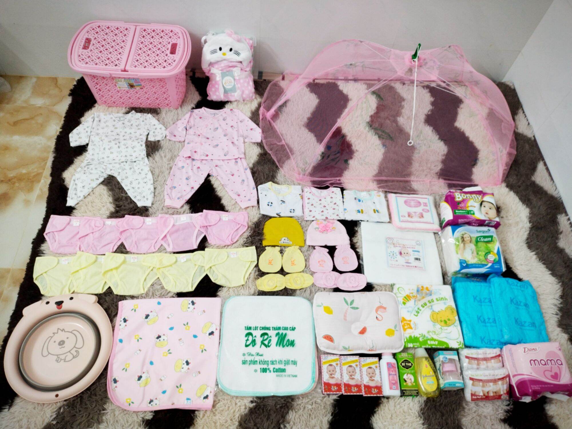 Siêu sale _ combo trọn bộ đi sinh cho mẹ và bé