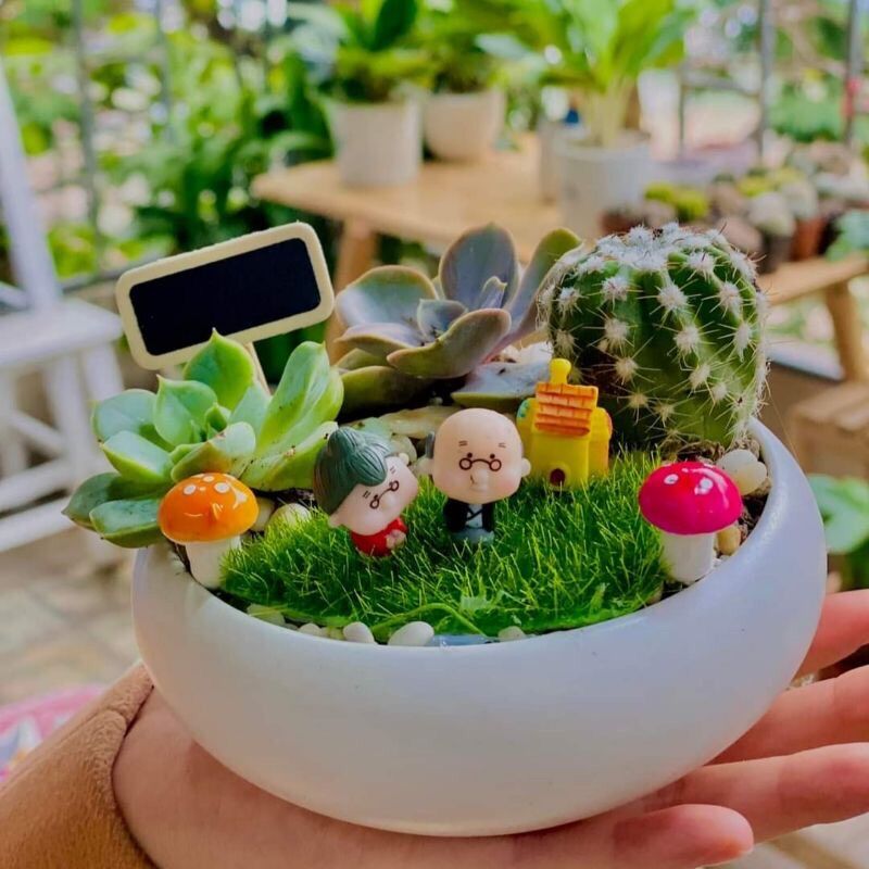 Bảng đen trang trí tiểu cảnh