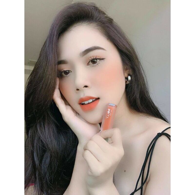 Hot trend 2021 son kem lì dolly super matte không chì màu cam sáng